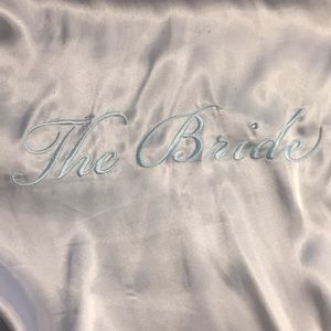 Silk Bridal Robe - Bride